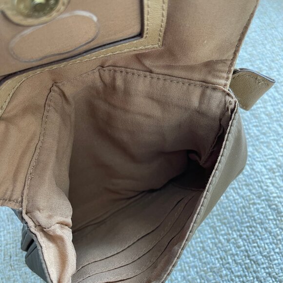 RELIC crossbody bag Brown canvas/ leather bag Women's shoulder bags - Picture 6 of 8